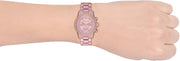  Shop Authentic Michael Kors Ritz Chronograph Rose Gold Dial Rose Gold Steel Strap Watch For Women - MK6753 - Luxxuri