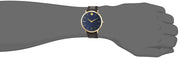  Shop Authentic Movado Ultra Slim Blue Dial Brown Leather Strap Watch For Men - 0607088 - Luxxuri