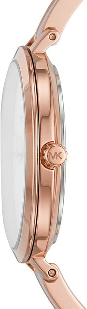  Shop Authentic Michael Kors Jaryn Analog White Dial Two Tone Steel Strap Watch For Women - MK4342 - Luxxuri