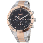  Shop Authentic Hugo Boss Talent Black Dial Two Tone Steel Strap Watch for Men - 1513584 - Luxxuri