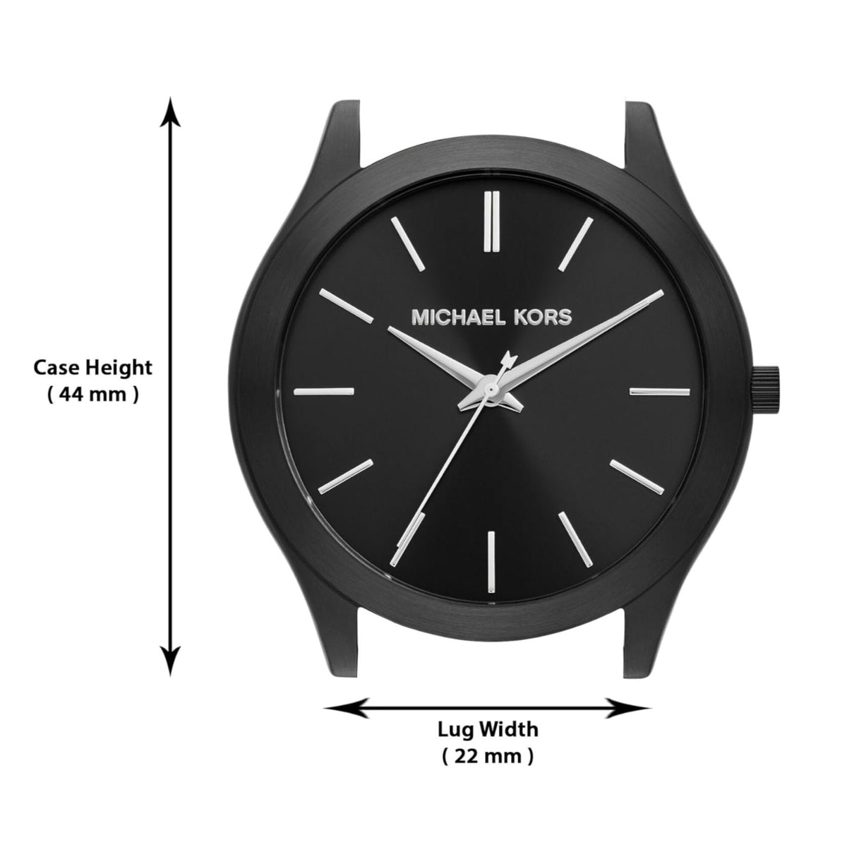  Shop Authentic Michael Kors Slim Runway Black Dial Black Leather Strap Watch For Men - MK8908 - Luxxuri