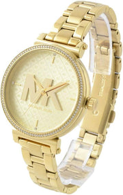  Shop Authentic Michael Kors Sofie Quartz Gold Dial Gold Steel Strap Watch For Women - MK4334 - Luxxuri