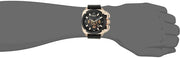  Shop Authentic Diesel BAMF Chronograph Black Dial Black Leather Strap Watch For Men - DZ7346 - Luxxuri