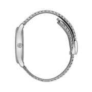  Shop Authentic Gucci G-Timeless Motifs Moon Phase Blue Dial Silver Mesh Bracelet Watch For Men - YA126328 - Luxxuri
