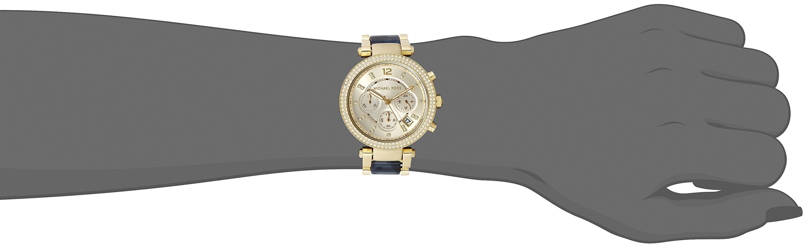  Shop Authentic Michael Kors Parker Gold Dial Two Tone Steel Strap Watch for Women - MK6238 - Luxxuri