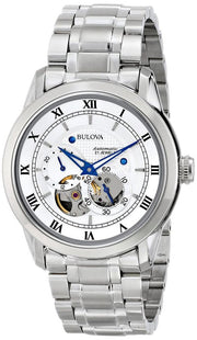  Shop Authentic Bulova BVA Series Dual Aperture Silver Dial Silver Steel Strap Watch for Men - 96A118 - Luxxuri