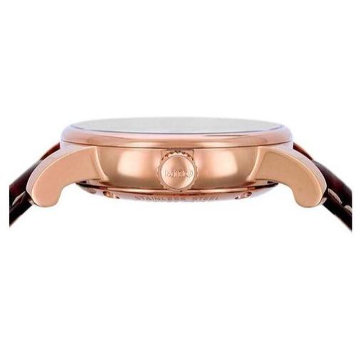  Shop Authentic Mido Baroncelli III Automatic White Dial Brown Leather Strap Watch For Women - M7600.3.26.8 - Luxxuri