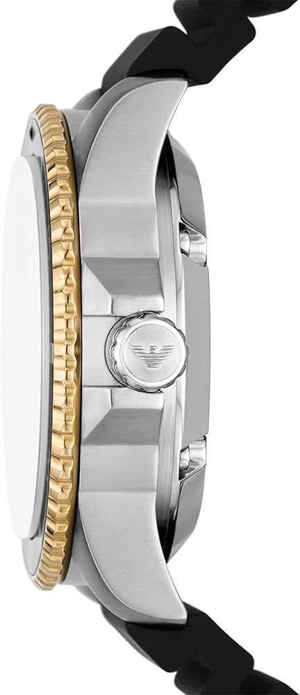  Shop Authentic Emporio Armani Meccanico Automatic Red Dial Black Silicon Strap Watch For Men - AR60070 - Luxxuri