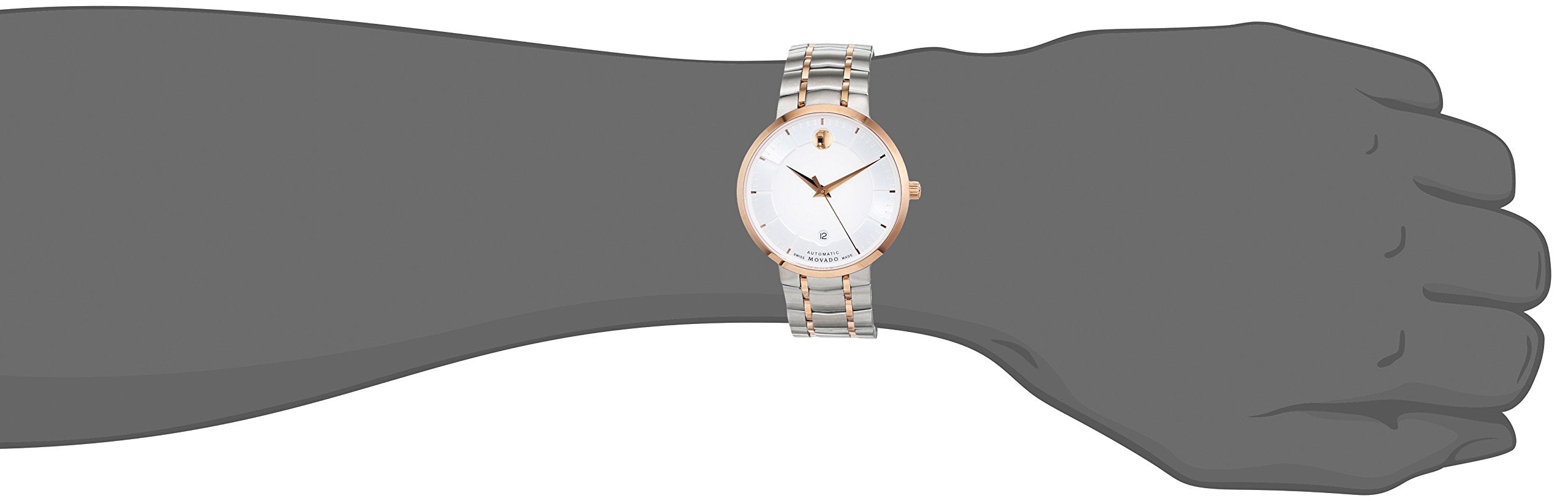  Shop Authentic Movado 1881 Automatic Silver Dial Two Tone Steel Strap Watch For Men - 607063 - Luxxuri