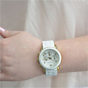  Shop Authentic Michael Kors Runway White Dial White Steel Strap Watch for Women - MK5145 - Luxxuri