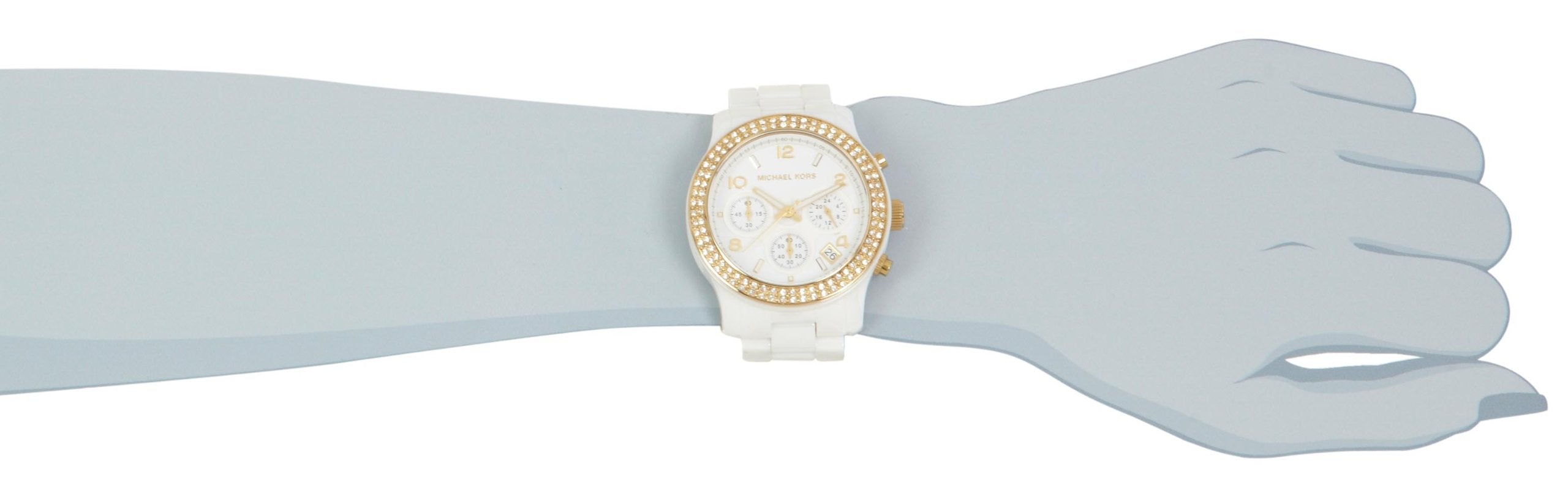 Shop Authentic Michael Kors Runway White Dial White Steel Strap Watch for Women - MK5237 - Luxxuri
