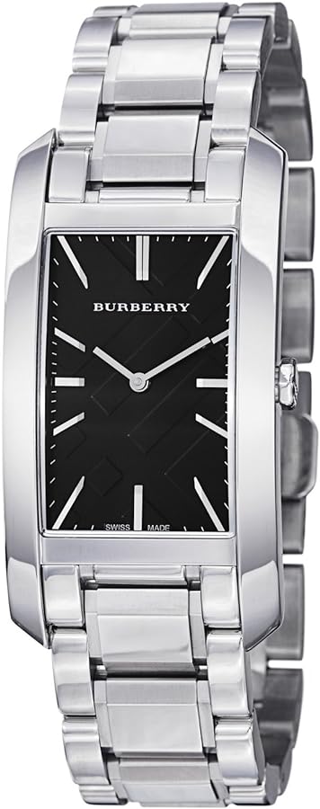  Shop Authentic Burberry Heritage Black Dial Silver Steel Strap Watch For Women - BU9401 - Luxxuri