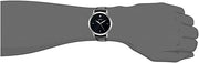  Shop Authentic Fossil The Minimalist Carbon Series Black Dial Black Leather Strap Watch for Men - FS5497 - Luxxuri