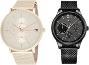  Shop Authentic Tommy Hilfiger Jenna Quartz Rose Gold Dial Rose Gold Mesh Bracelet Watch For Women - 1781944 - Luxxuri