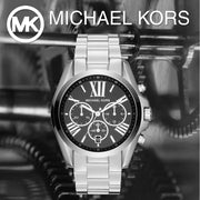  Shop Authentic Michael Kors Bradshaw Black Dial Silver Steel Strap Watch for Men - MK5705 - Luxxuri