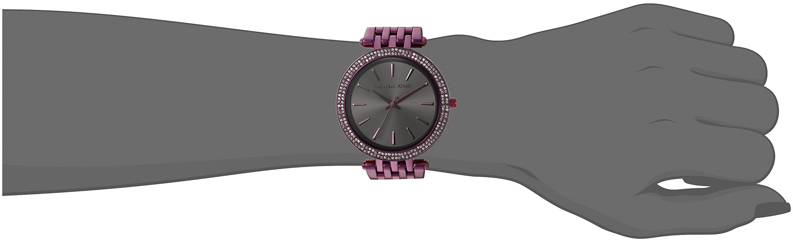  Shop Authentic Michael Kors Darci Black Dial Purple Steel Strap Watch for Women - MK3554 - Luxxuri