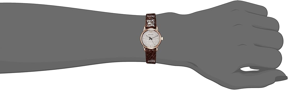  Shop Authentic Emporio Armani Classic Analog Grey Dial Brown Leather Strap Watch For Men - AR1813 - Luxxuri