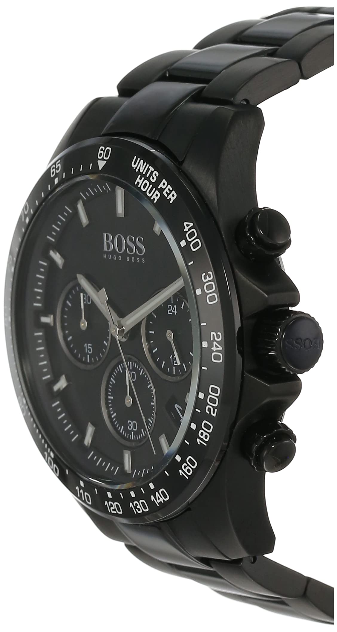 Shop Authentic Hugo Boss Hero Black Dial Black Steel Strap Watch for Men - 1513754 - Luxxuri