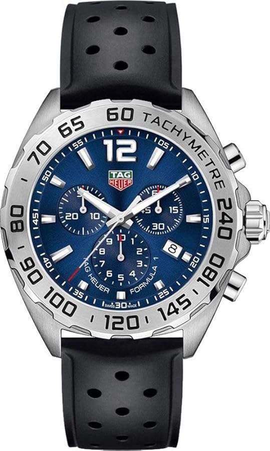  Shop Authentic Tag Heuer Formula 1 Chronograph Blue Dial Black Rubber Strap Watch for Men - CAZ101K.FT8024 - Luxxuri