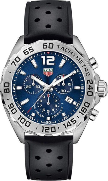  Shop Authentic Tag Heuer Formula 1 Chronograph Blue Dial Black Rubber Strap Watch for Men - CAZ101K.FT8024 - Luxxuri
