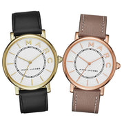  Shop Authentic Marc Jacobs Roxy White Dial Black Leather Strap Watch for Women - MJ1532 - Luxxuri