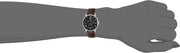  Shop Authentic Tommy Hilfiger Aiden Quartz Black Dial Brown Leather Strap Watch for Men - 1791309 - Luxxuri