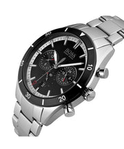 Shop Authentic Hugo Boss Santiago Black Dial Silver Steel Strap Watch for Men - 1513862 - Luxxuri