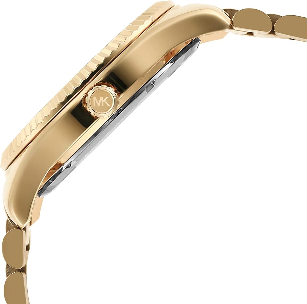  Shop Authentic Michael Kors Lexington Quartz Gold Dial Gold Steel Strap Watch For Men - MK8947 - Luxxuri