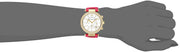  Shop Authentic Michael Kors Parker Chronograph White Dial Pink Leather Strap Watch for Women - MK2297 - Luxxuri