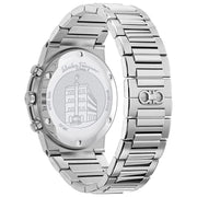  Shop Authentic Salvatore Ferragamo Sapphire Chrono Black Dial Silver Steel Strap Watch for Men - SFME00321 - Luxxuri