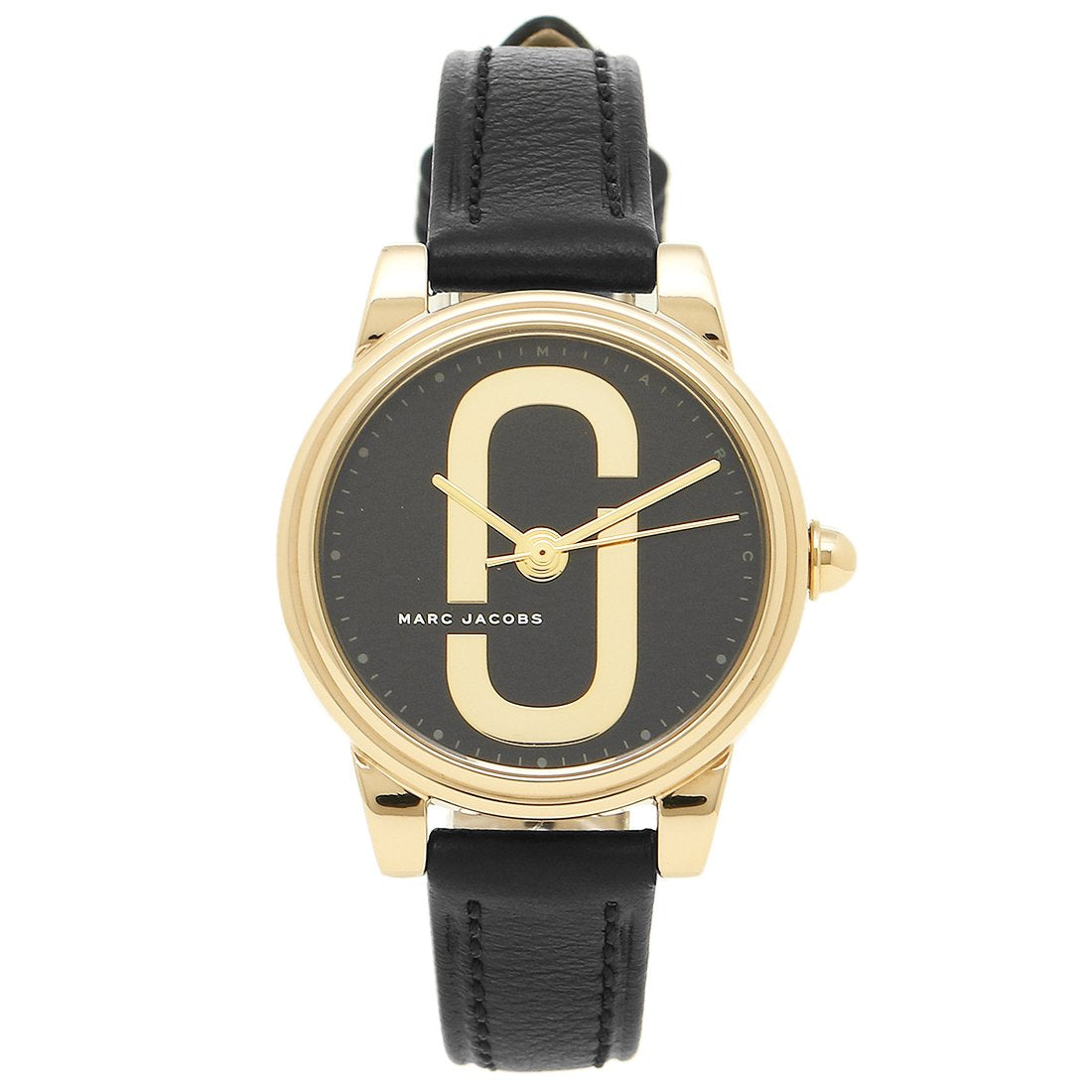  Shop Authentic Marc Jacobs Corie Black Dial Black Leather Strap Watch for Women - MJ1580 - Luxxuri