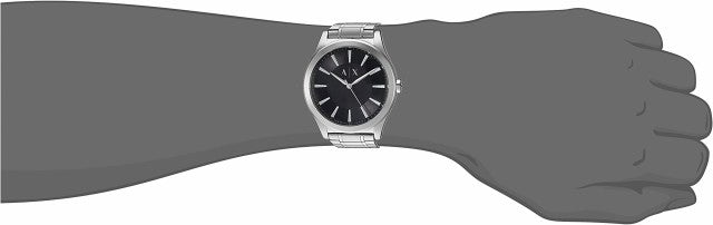  Shop Authentic Armani Exchange Nico Analog Black Dial Silver Steel Strap Watch For Men - AX2320 - Luxxuri