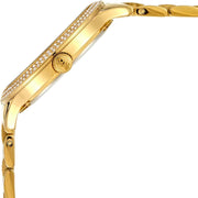  Shop Authentic Michael Kors Slim Runway Crystals Gold Dial Gold Steel Strap Watch for Women - MK3632 - Luxxuri