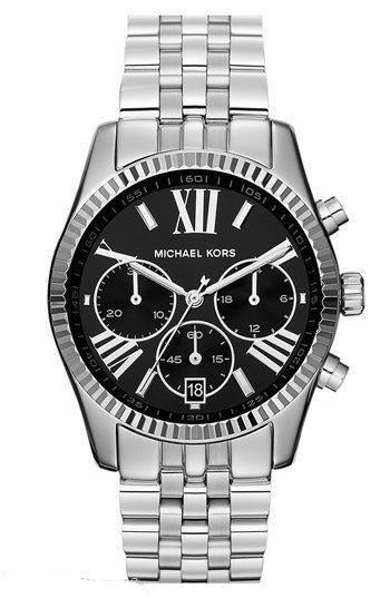  Shop Authentic Michael Kors Runway Chronograph Black Dial Silver Steel Strap Watch For Women - MK5708 - Luxxuri