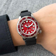  Shop Authentic Citizen Eco Drive Promaster Marine Red Dial Black Rubber Strap Watch For Men - BN0159-15X - Luxxuri