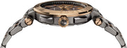  Shop Authentic Versace Aion Chronograph Black Dial Grey Steel Strap Watch for Men  - VBR050017 - Luxxuri