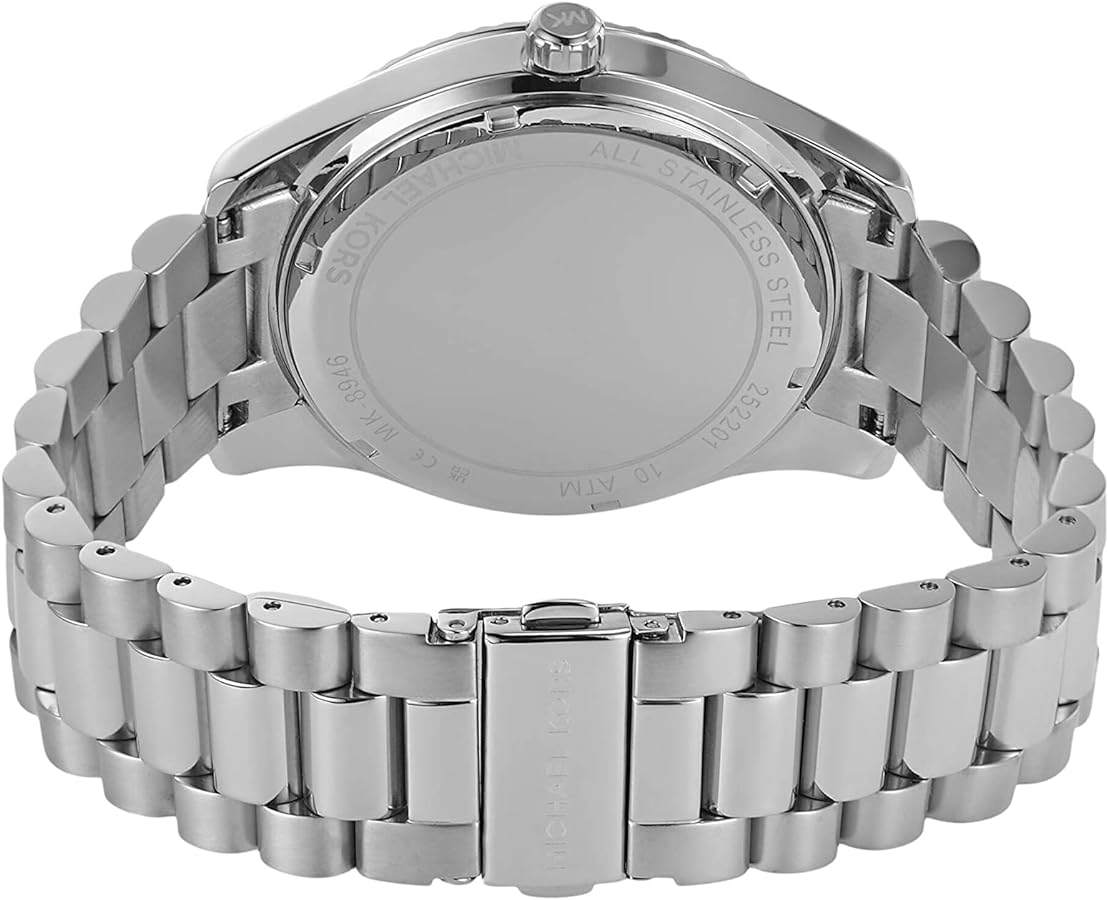  Shop Authentic Michael Kors Lexington Quartz Black Dial Silver Steel Strap Watch For Women - MK8946 - Luxxuri