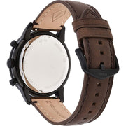  Shop Authentic Fossil Grant Chronograph White Dial Brown Leather Strap Watch for Men - FS5344 - Luxxuri