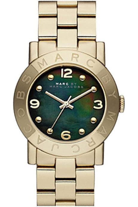  Shop Authentic Marc Jacobs Amy Green Dial Gold Steel Strap Watch for Women - MBM8619 - Luxxuri