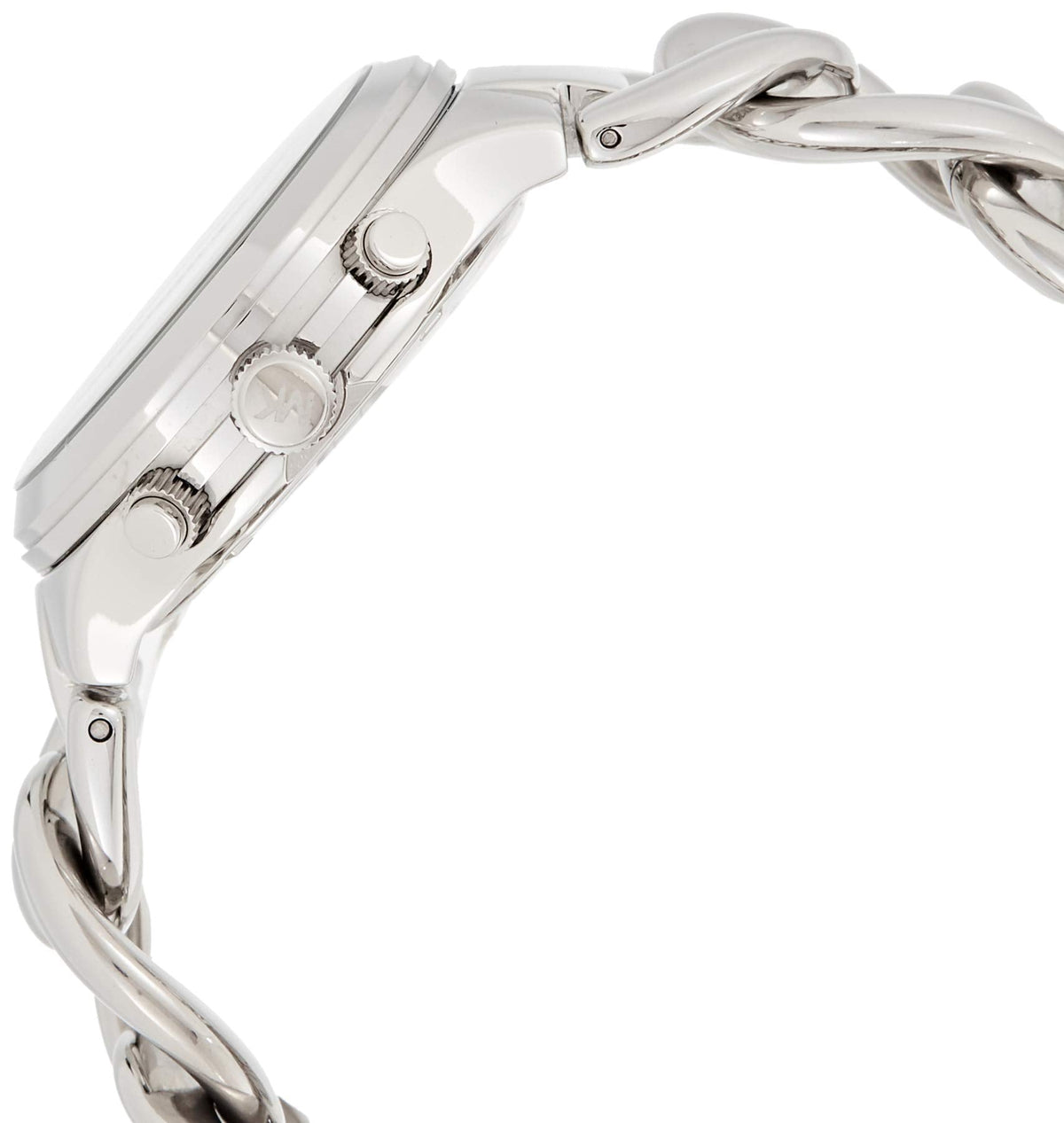  Shop Authentic Michael Kors Runway Twist Silver Dial Silver Stainless Steel Strap Watch for Women - MK3149 - Luxxuri