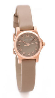  Shop Authentic Marc Jacobs Henry Dinky Grey Dial Grey Leather Strap Watch for Women - MBM1239 - Luxxuri