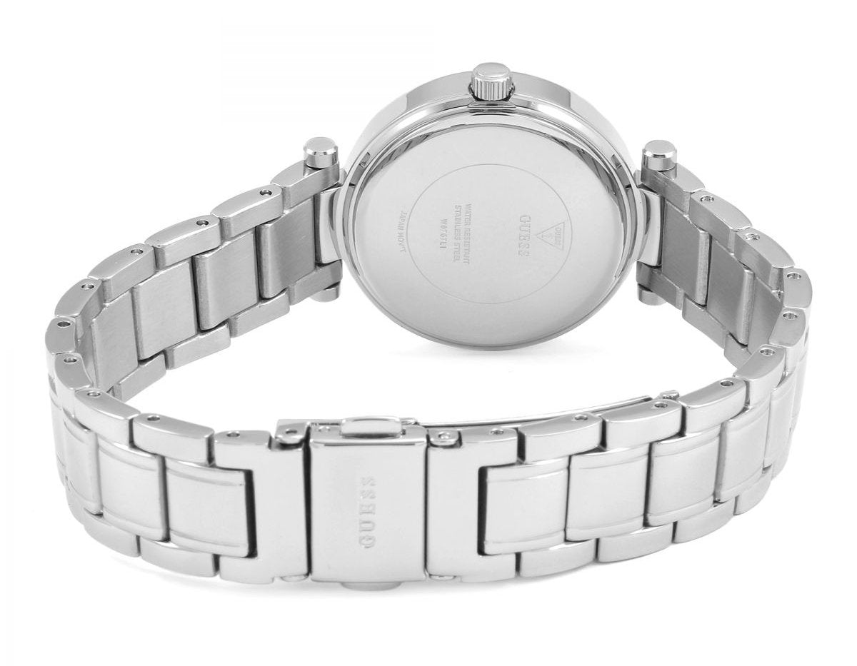  Shop Authentic Guess Park Ave White Dial Silver Steel Strap Watch for Women - W0767L1 - Luxxuri