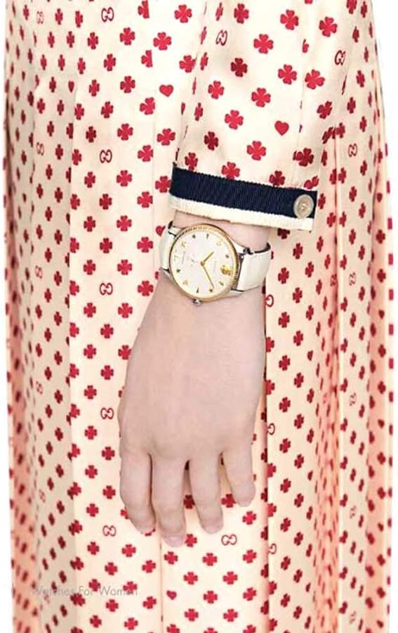 Shop Authentic Gucci G Timeless Automatic Silver Dial Beige Leather Strap Watch For Men - YA126348 - Luxxuri