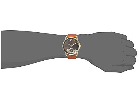  Shop Authentic Fossil The Commuter Twist Black Dial Brown Leather Strap Watch for Men -  ME1166 - Luxxuri