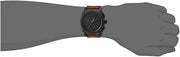  Shop Authentic Fossil Machine Chronograph Black Dial Brown Leather Strap Watch for Men - FS5234 - Luxxuri