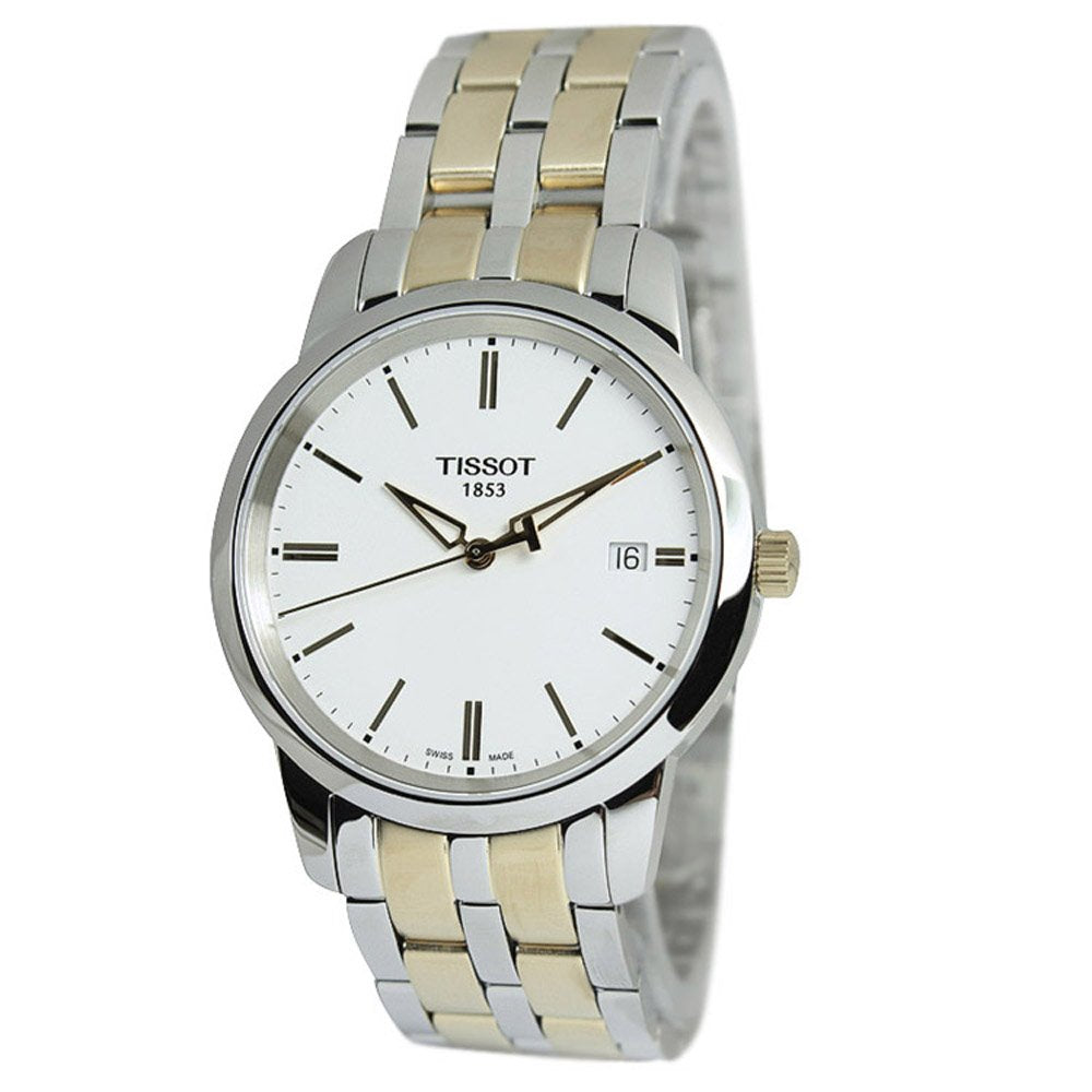  Shop Authentic Tissot T Classic Dream White Dial Two Tone Steel Strap Watch for Men - T033.410.22.011.01 - Luxxuri