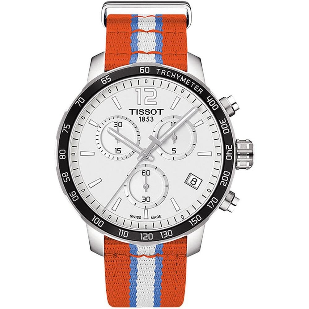  Shop Authentic Tissot Quickster Chronograph NBA Oklahoma City Thunder Watch For Men - T095.417.17.037.14 - Luxxuri