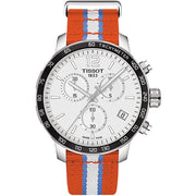  Shop Authentic Tissot Quickster Chronograph NBA Oklahoma City Thunder Watch For Men - T095.417.17.037.14 - Luxxuri