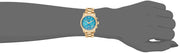  Shop Authentic Michael Kors Runway Hunger Stop100 Series Blue Dial Gold Steel Strap Watch for Women - MK5815 - Luxxuri