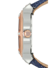  Shop Authentic Guess Jet Setter Analog Blue Dial Blue Denim Strap Watch For Women - W0289L1 - Luxxuri